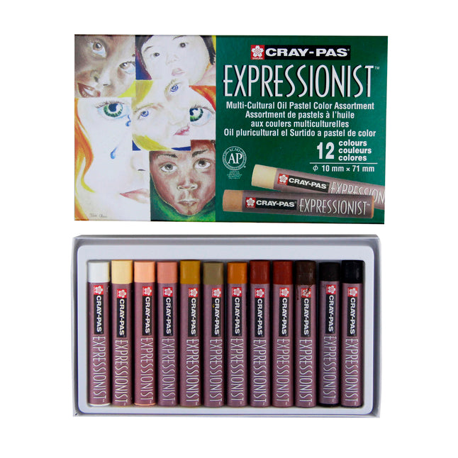 Cray-Pas Oil Pastels 12 set Multi-Cultural