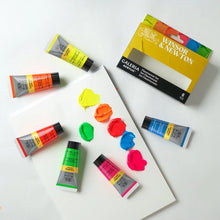 Load image into Gallery viewer, Winsor &amp; Newton Galeria Acrylic Fluorescent set 6pc
