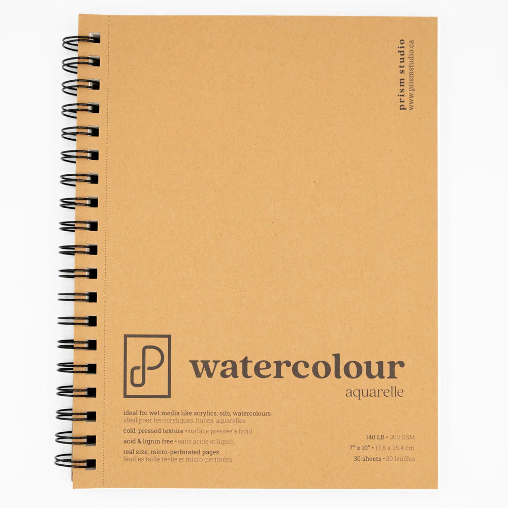 Prism Studio Watercolour sketchbook 7”x10”