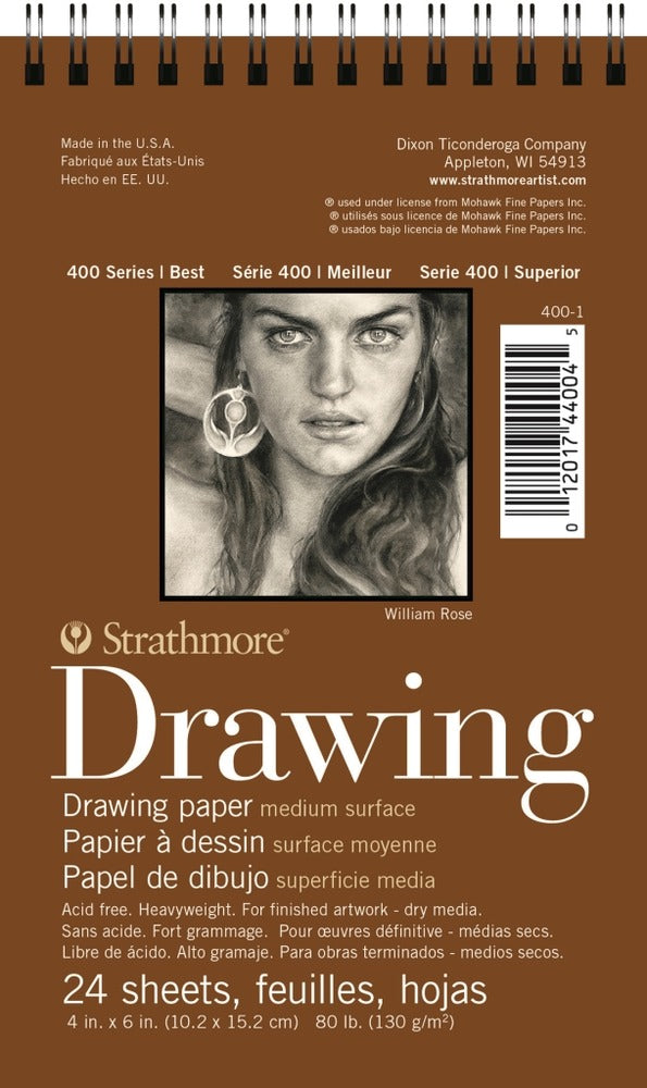 Strathmore 400 Series Drawing Paper Pad, 4