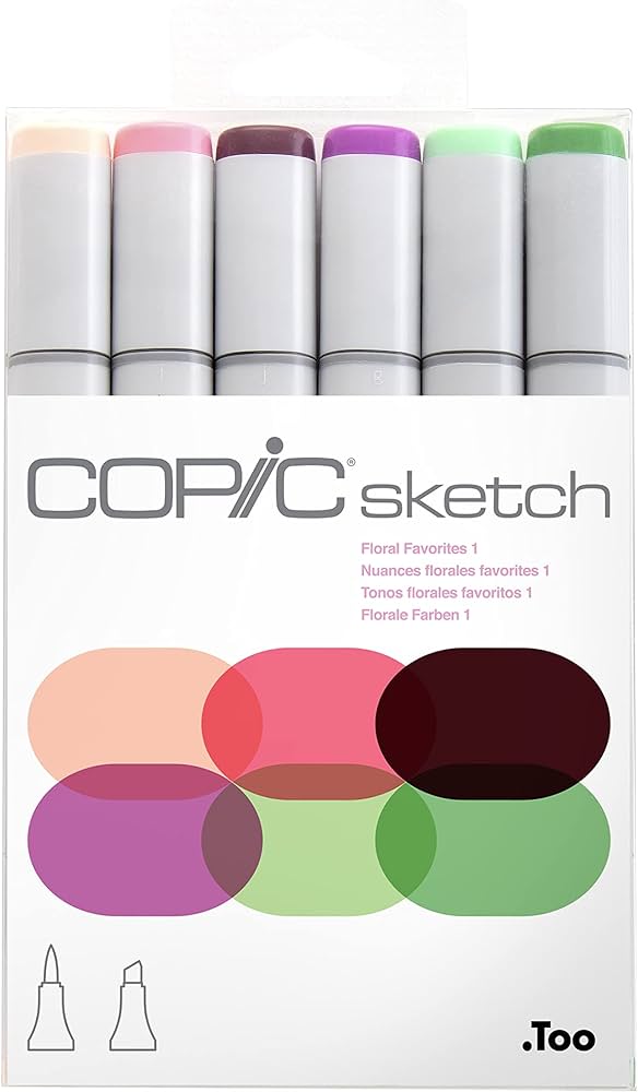 Copic Floral Favourites 6pc Set