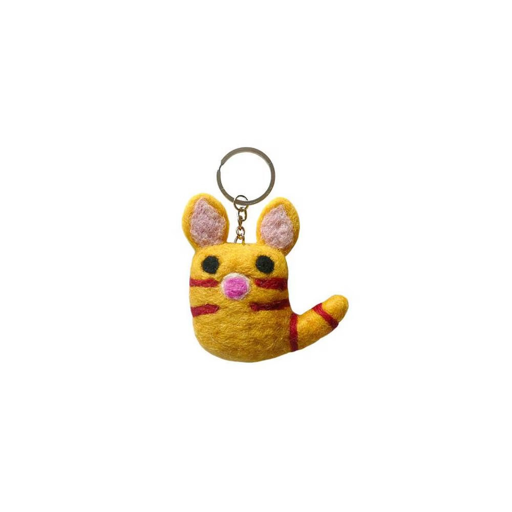 Felt Cat Keychain
