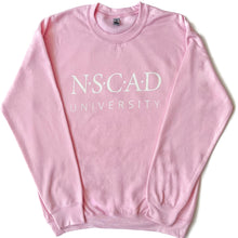 Load image into Gallery viewer, NSCAD Light Pink Crew Sweater
