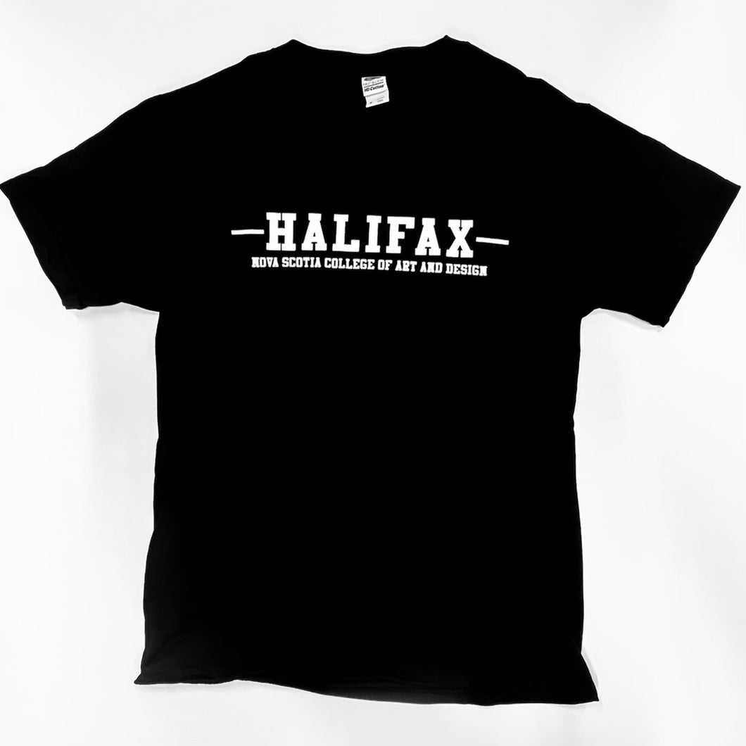 NSCAD Halifax Black Collegiate Tee