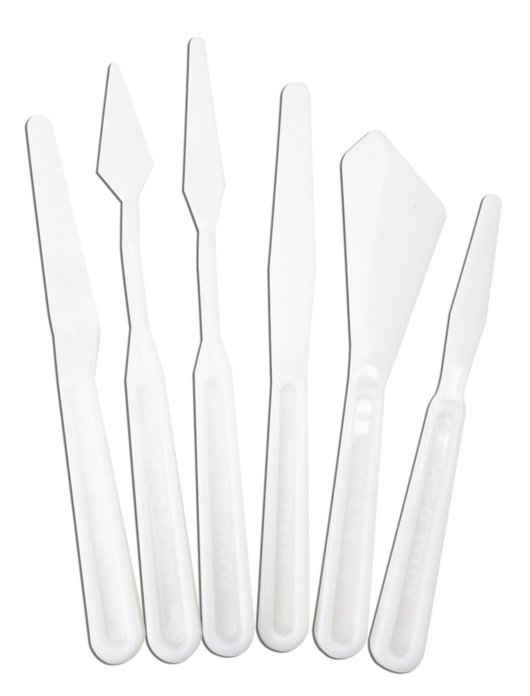Plastic Palette Knife Set (6pcs)