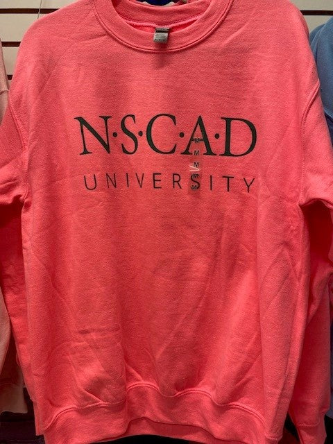 NSCAD Hot Pink Crew Sweater