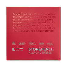 Load image into Gallery viewer, Stonehenge Aqua Block 7&quot;x 7&quot;, 15 sheets, 140lb
