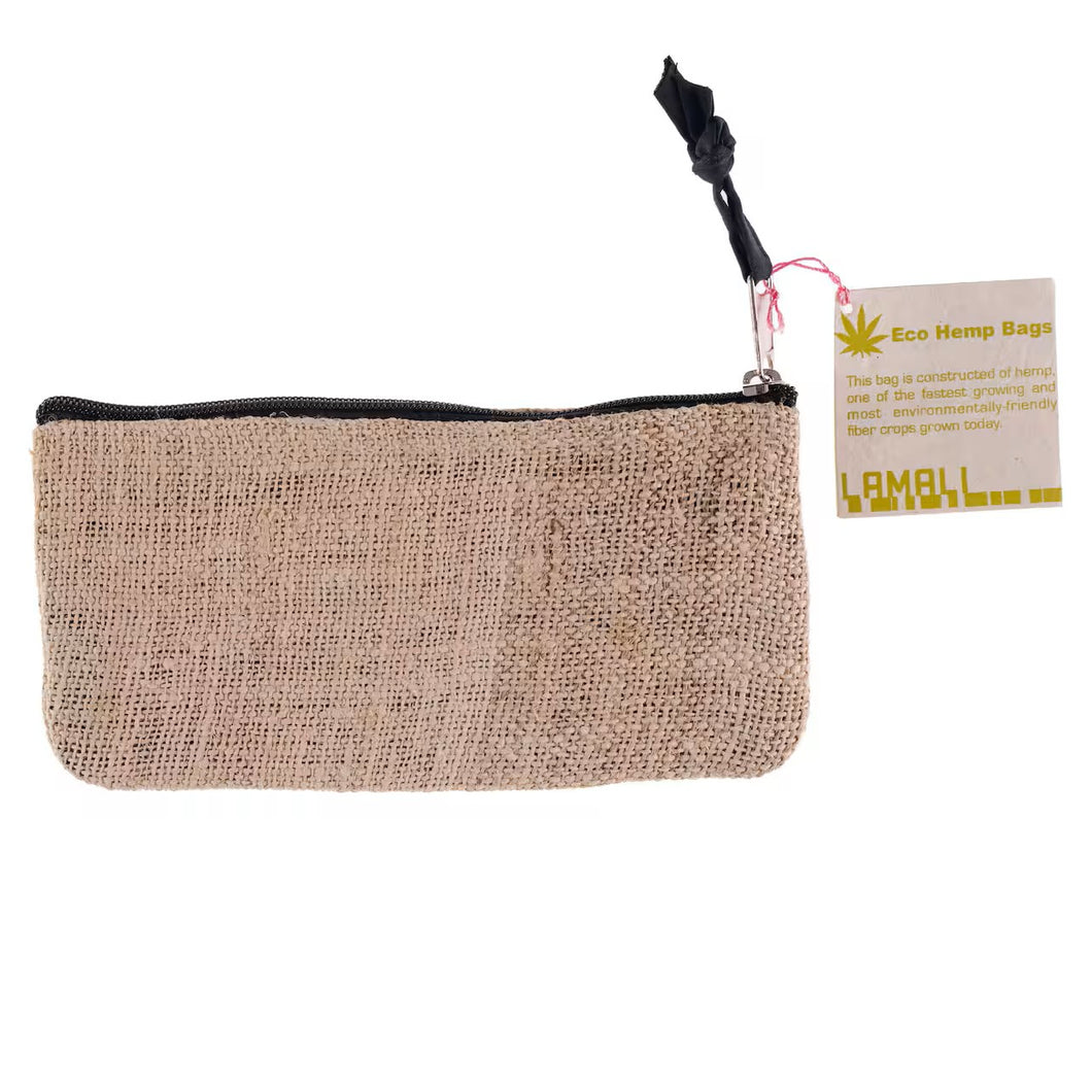 Hemp Eco Zippered Pencil Case
