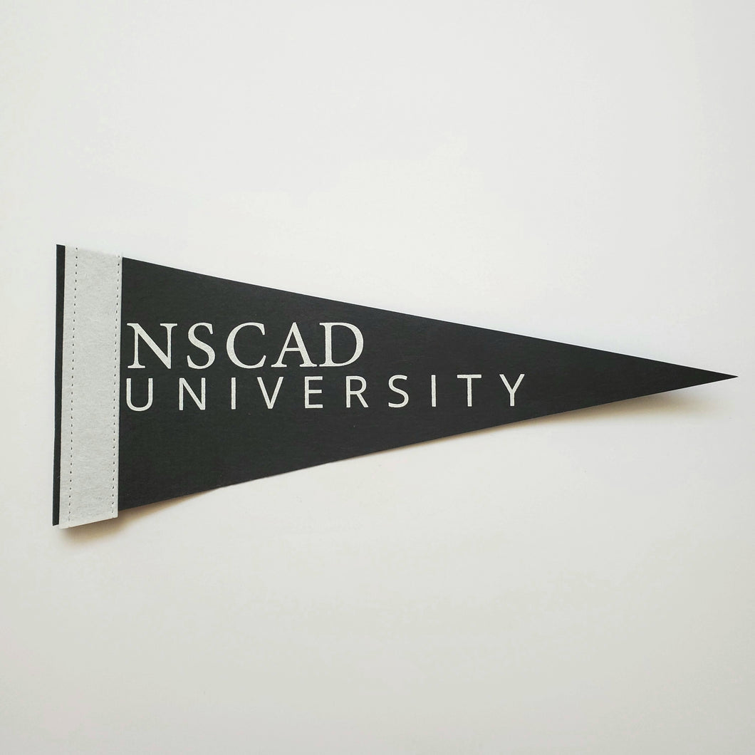 NSCAD Felt Pennant Small