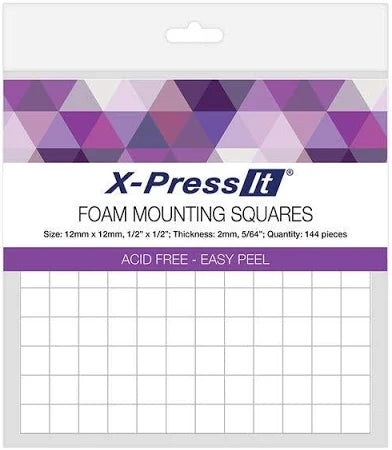 Foam Mounting Squares 1/2