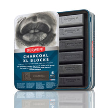 Charger l'image dans la galerie, Derwent Tinted Charcoal XL Blocks Set of 6
