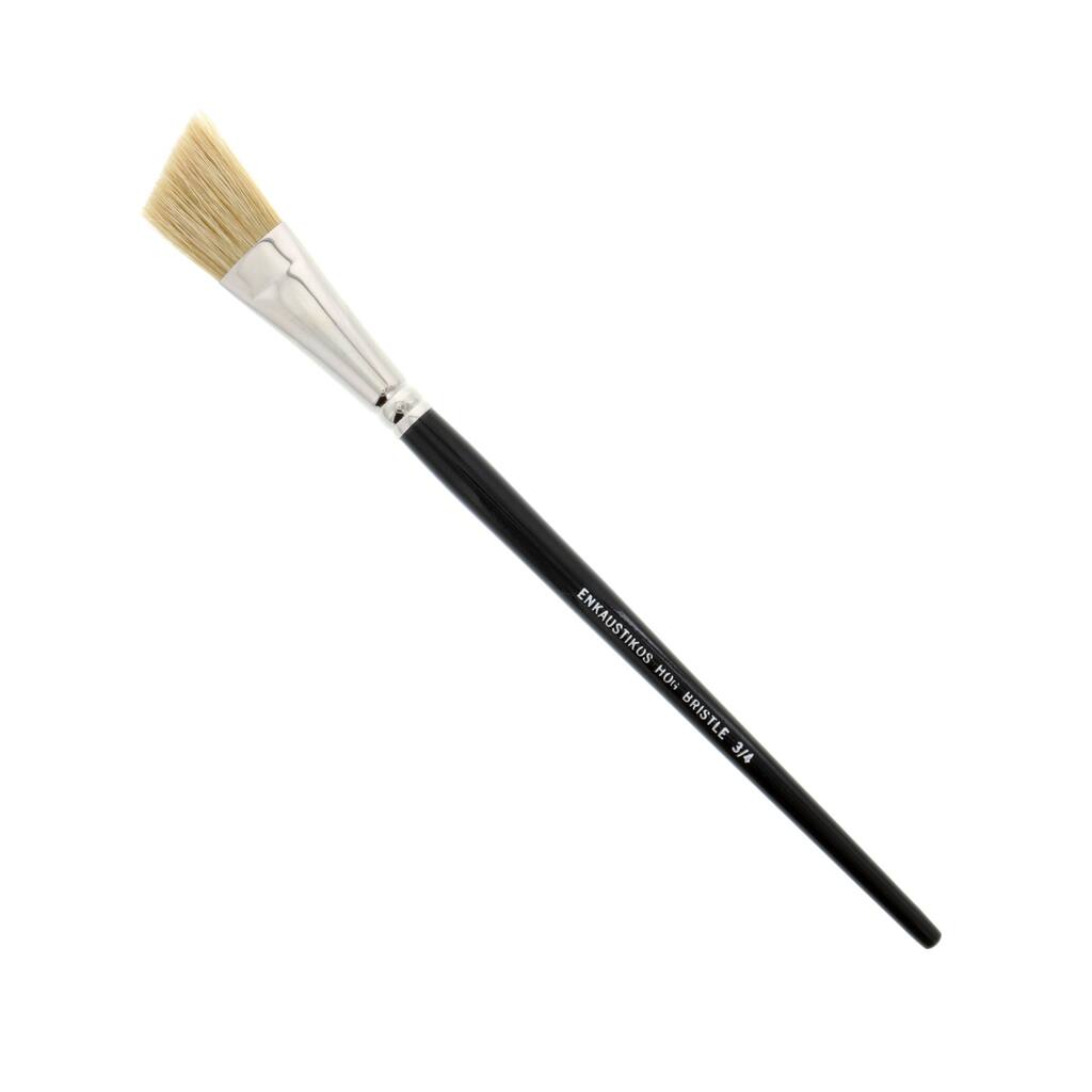 Enkaustikos Angled Hog Bristle Brush