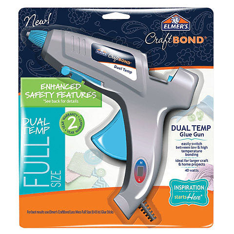 Hot Glue Gun - Full Size Dual Temp 40w -CLEARANCE